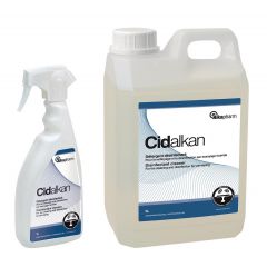 Détergent désinfectant Cidalkan<sup>(2)</sup><sup>(3)</sup> ALKAPHARM
