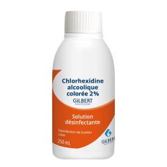 Chlorhexidine alcoolique colorée 2% LABORATOIRES GILBERT