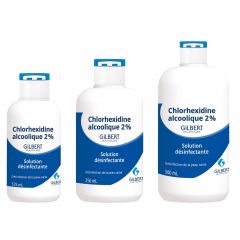 Chlorhexidine alcoolique 2 % LABORATOIRES GILBERT