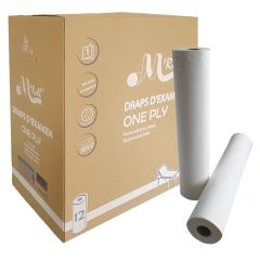 Draps d'examen gaufrés 1 pli GLOBAL HYGIÈNE