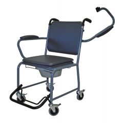 Chaise garde-robe sur roues à accoudoirs escamotables HMS-VILGO