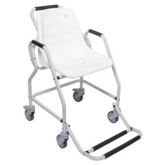 Chaise de douche sur roues avec repose-pieds rabattable HERDEGEN