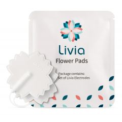 Électrodes Flower pads pour électrostimulateur Livia LIVIA