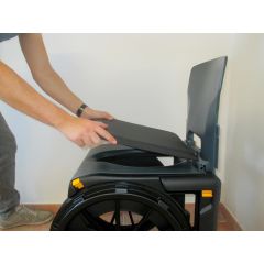 Assise confort pour fauteuil d'aisance pliant Wheelable AXSOL
